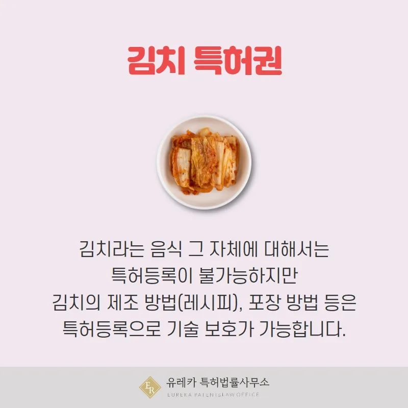 김치 특허권