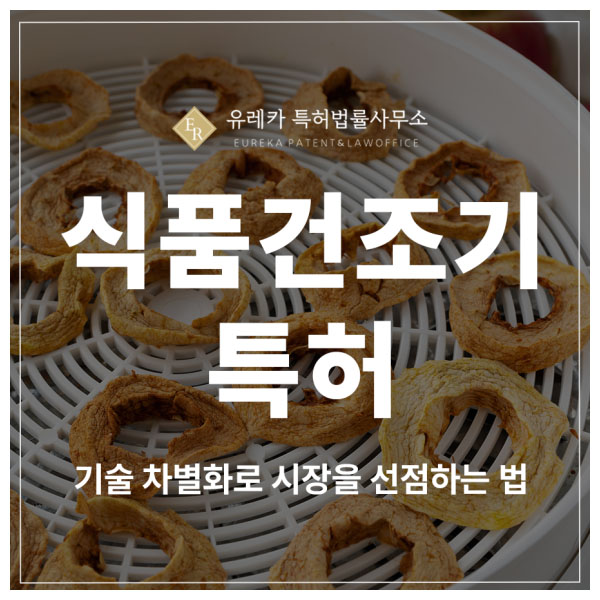 식품 건조기, 탈수장치, 항균 건조기, 산업용 건조설비, 히터 특허 출원 및 등록, 기술 차별화로 시장을 선점하는 법