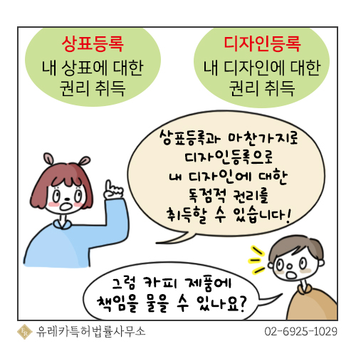 상표등록, 상표권리, 디자인등록, 디자인권리